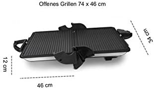 Steba PG 4.4 - BBQ Kontaktgrill - Überbacken - Offen Grillen auf doppelter Fläche - Grillfläche: 2 x