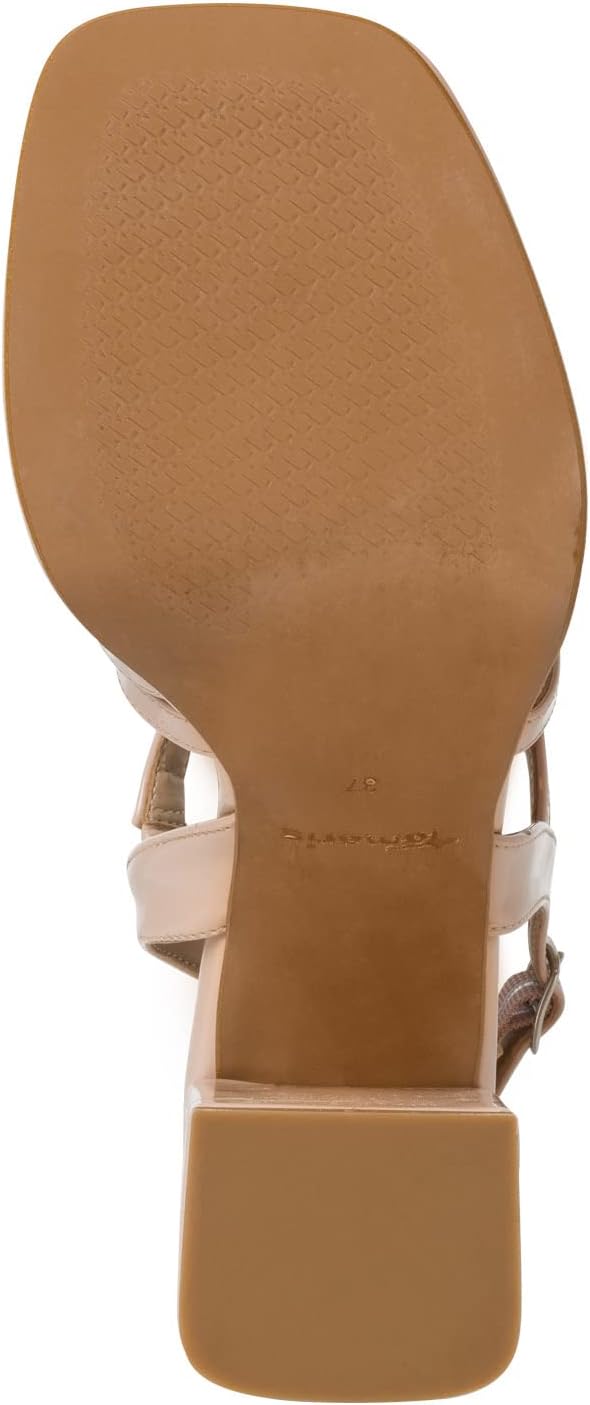 Tamaris Damen 1-1-28366-20 Sandale 37 EU Nude Patent, 37 EU Nude Patent