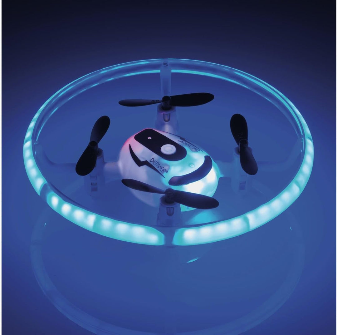 DENVER® Drohne mit Gyrofunktion und LED-Licht, 2.4 Ghz