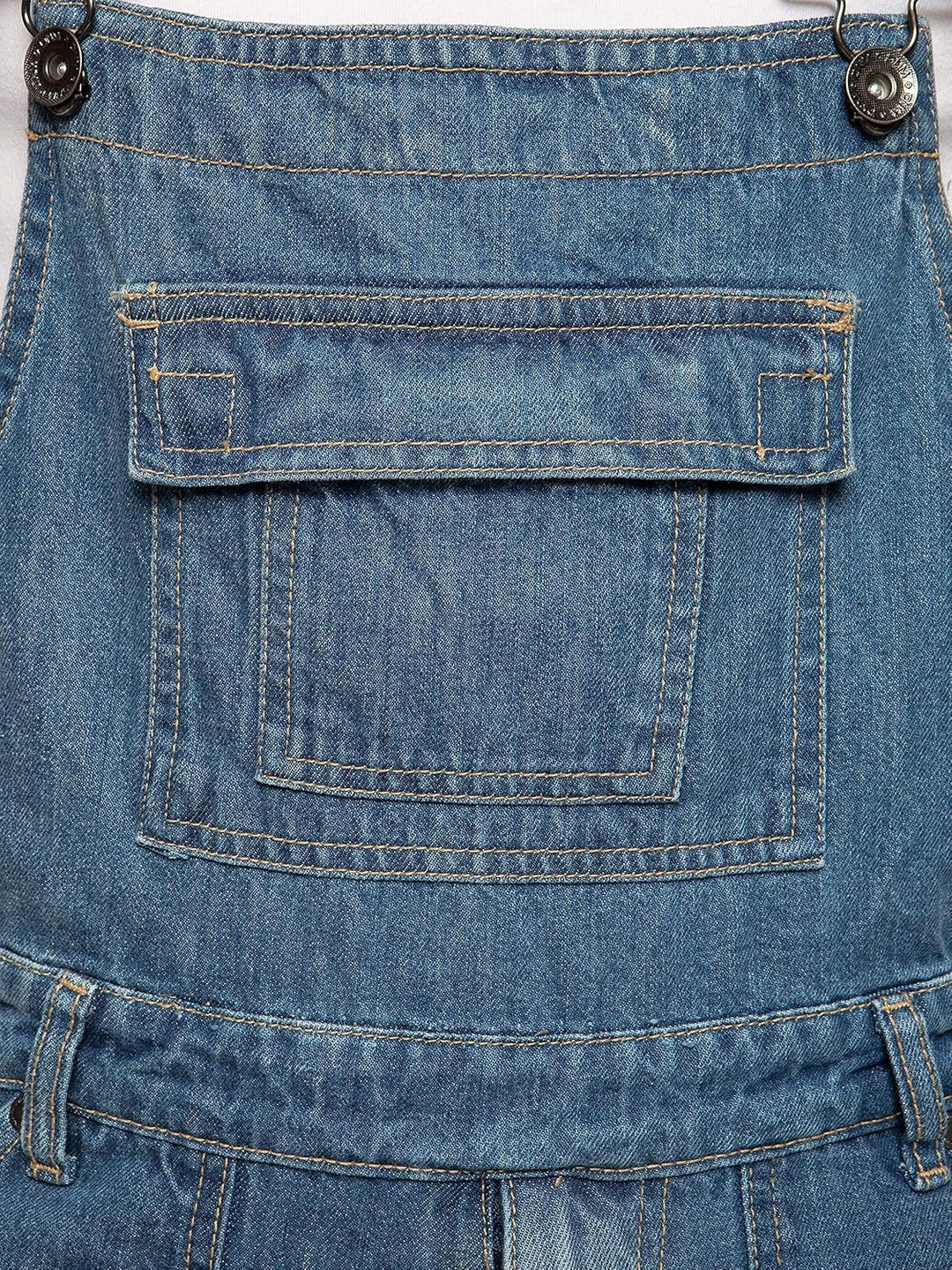 Enzo Herren Ezd390 Ven Denim Dungarees Overalls, 38 Light Stonewash, 38 Light Stonewash