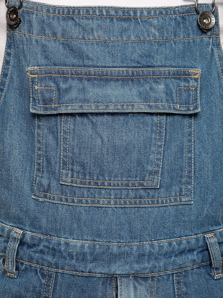 Enzo Herren Ezd390 Ven Denim Dungarees Overalls, 38 Light Stonewash, 38 Light Stonewash