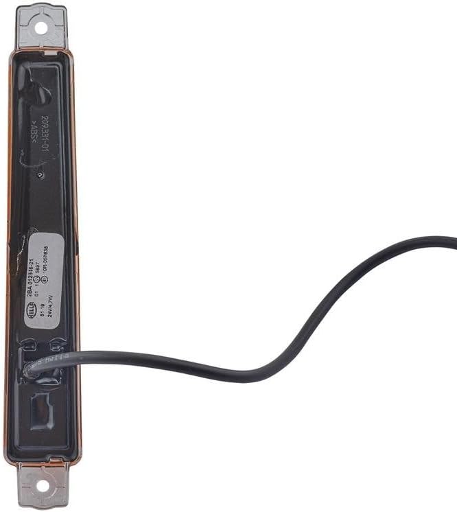 HELLA - Blinkleuchte - LED - 24V - Anbau/geschraubt - Lichtscheibenfarbe: glasklar - Kabel: 400mm -