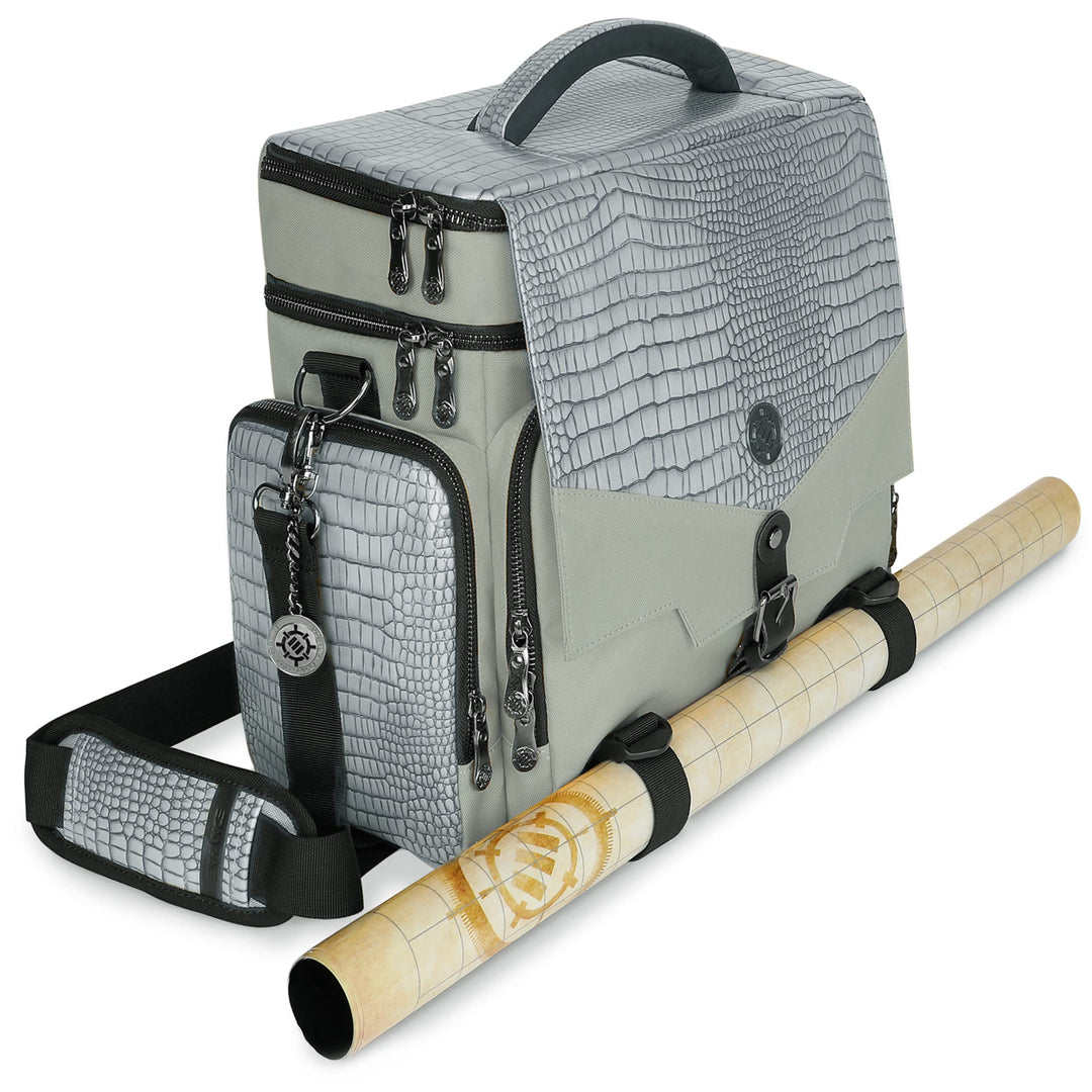 Enhance Tabletop RPG-Tasche des Abenteurers, Sammleredition - DND-Tasche mit Tabletop-Miniaturen-Auf
