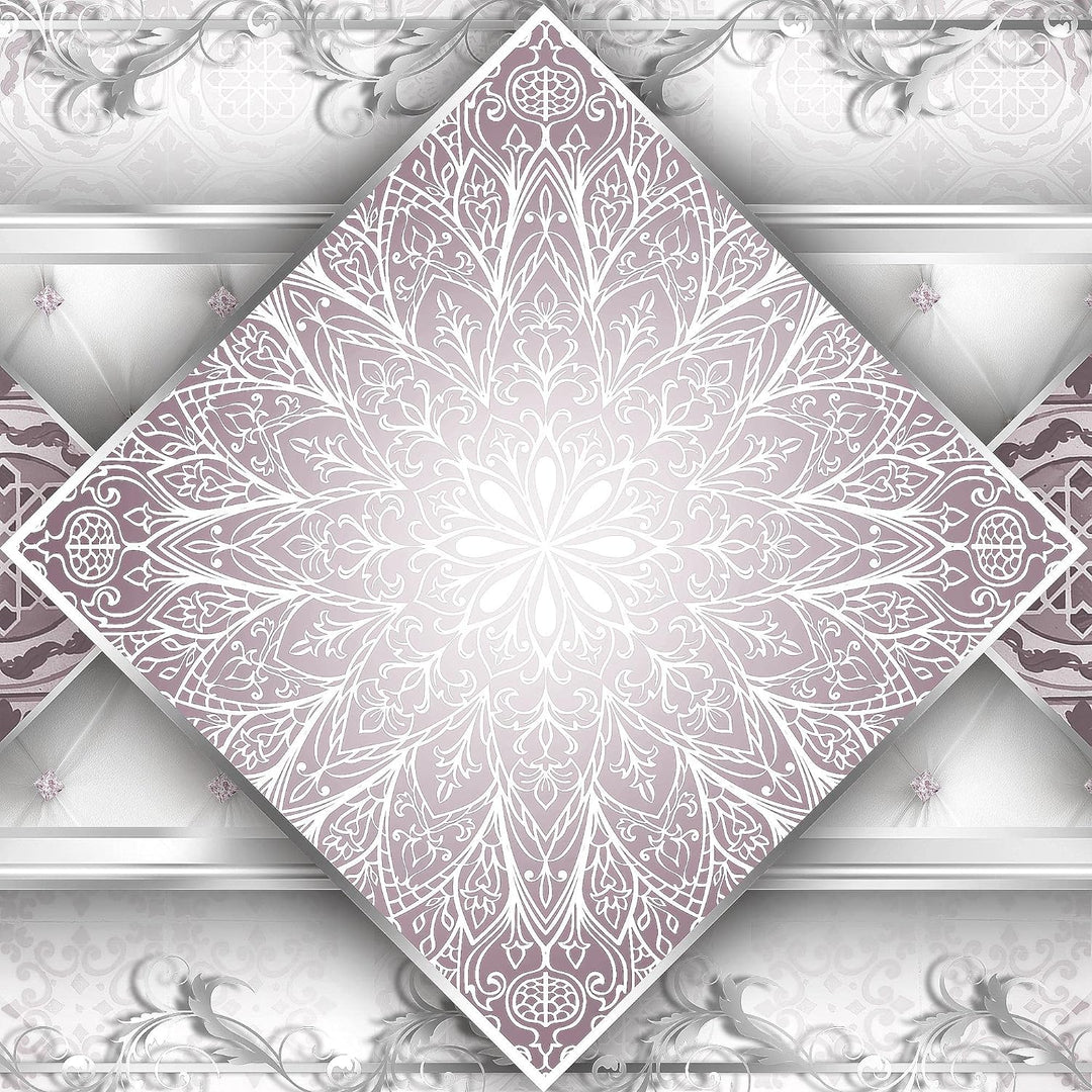 Runa Art Bild Abstrakt Mandala Wandbilder auf Vlies Leinwand 5 Teilig Wanddekoration Wohnzimmer Schl