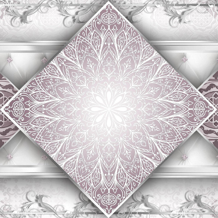 Runa Art Bild Abstrakt Mandala Wandbilder auf Vlies Leinwand 5 Teilig Wanddekoration Wohnzimmer Schl