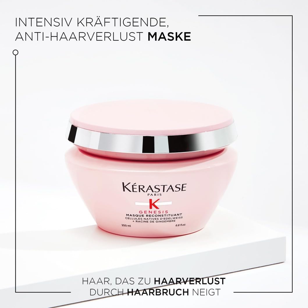 Kérastase Stärkende Haarmaske für brüchiges und strapaziertes Haar, Aufbauend und effektiv gegen Haa