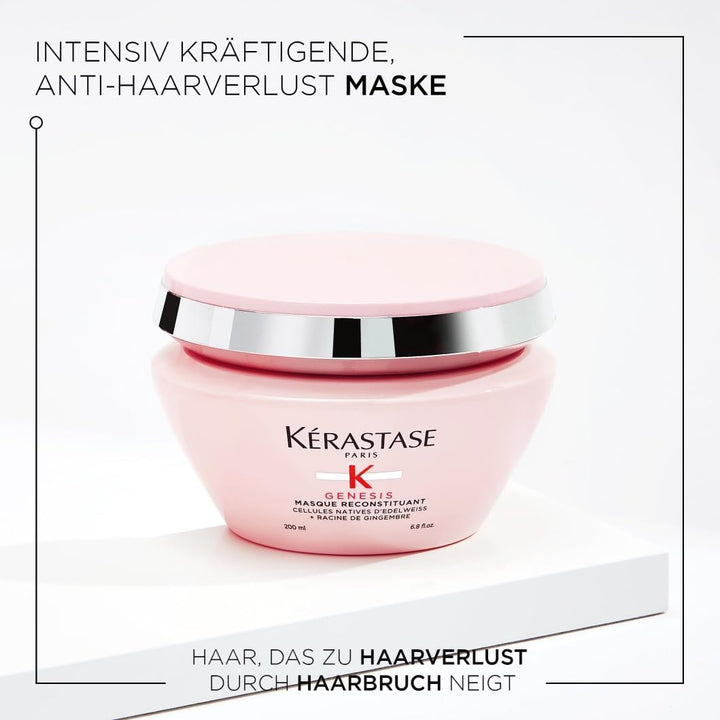 Kérastase Stärkende Haarmaske für brüchiges und strapaziertes Haar, Aufbauend und effektiv gegen Haa
