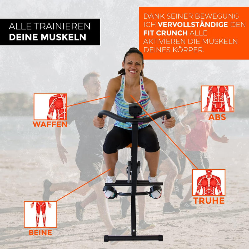 Bonplus BP | Trainingsgerät | Fit Crunch | Fitnessgerät | Bodybuildingbank | Mit Systemsteuerung | A