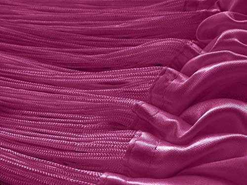 Kaikoon Fadenvorhang Fadenstore Messe B1 schwer entflammbar 90 cm x 240 cm pink