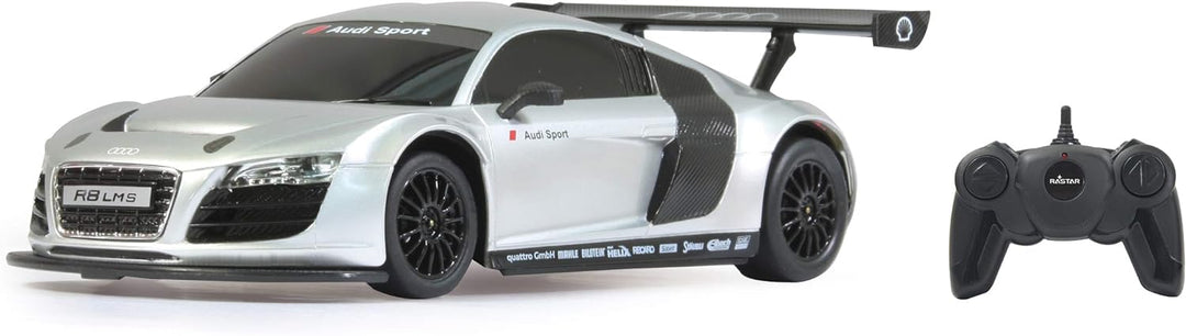 JAMARA 404435 - Audi R8 LMS 1:24 2,4GHz - offiziell lizenziert, ca zu 1 Stunde Fahrzeit bei ca. 9 Km
