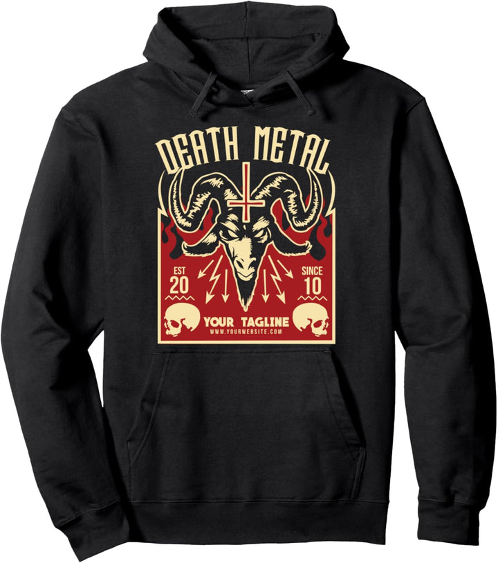 Death Metal Pullover Hoodie