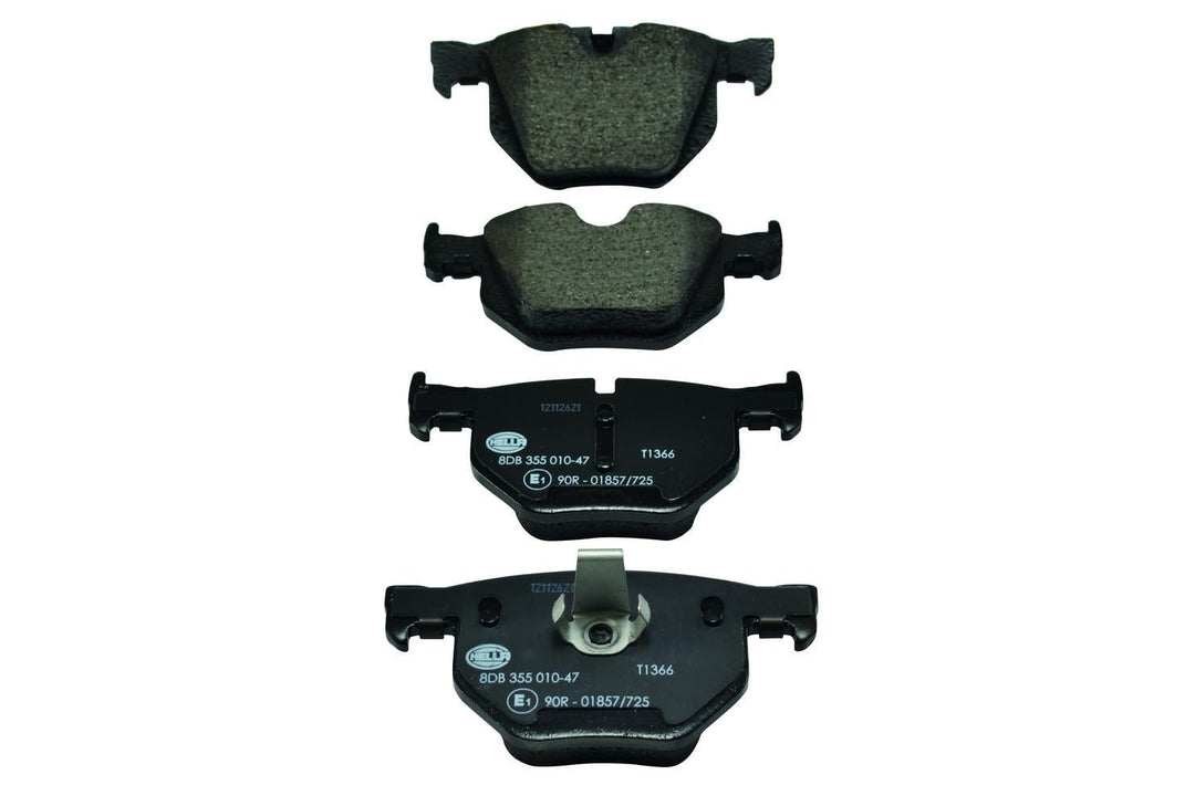 HELLA PAGID 8DB 355 010-471 Bremsbelagsatz - T1366 - Dicke/Stärke: 17.3mm - Bremssystem: Teves - für