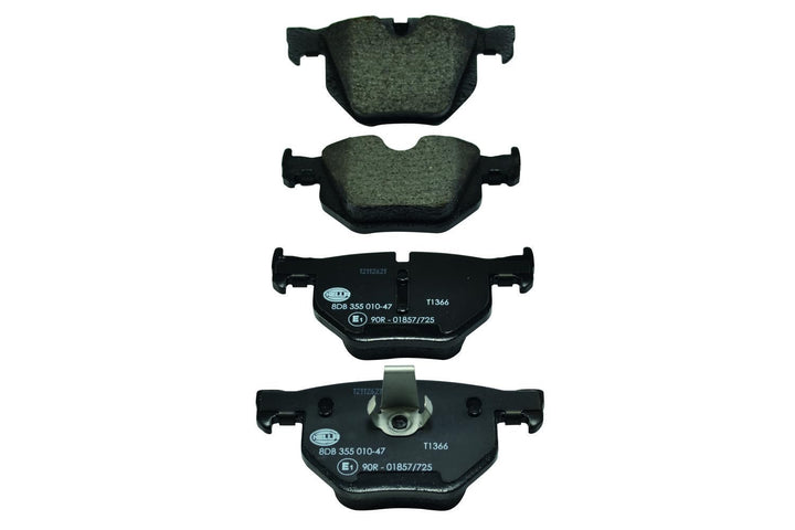 HELLA PAGID 8DB 355 010-471 Bremsbelagsatz - T1366 - Dicke/Stärke: 17.3mm - Bremssystem: Teves - für