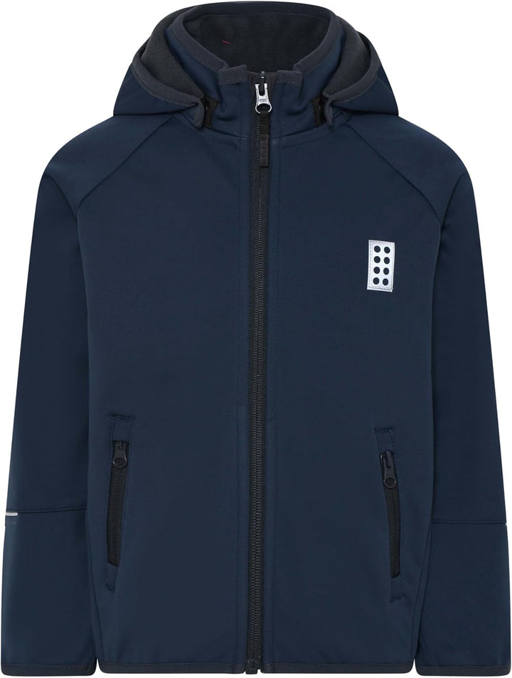 LEGO® Softshelljacke für Jungen und Mädchen - Winddichte und wasserabweisende Übergangsjacke mit abn