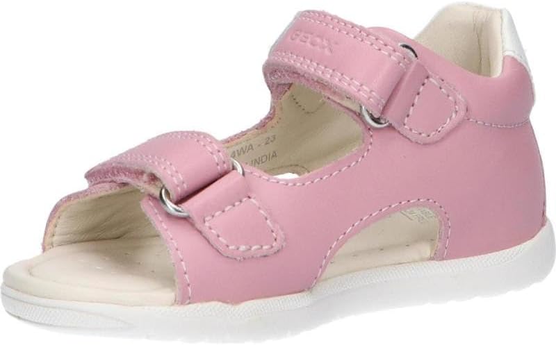 Geox Mädchen B Macchia Gir Sandal 21 EU Rose, 21 EU Rose