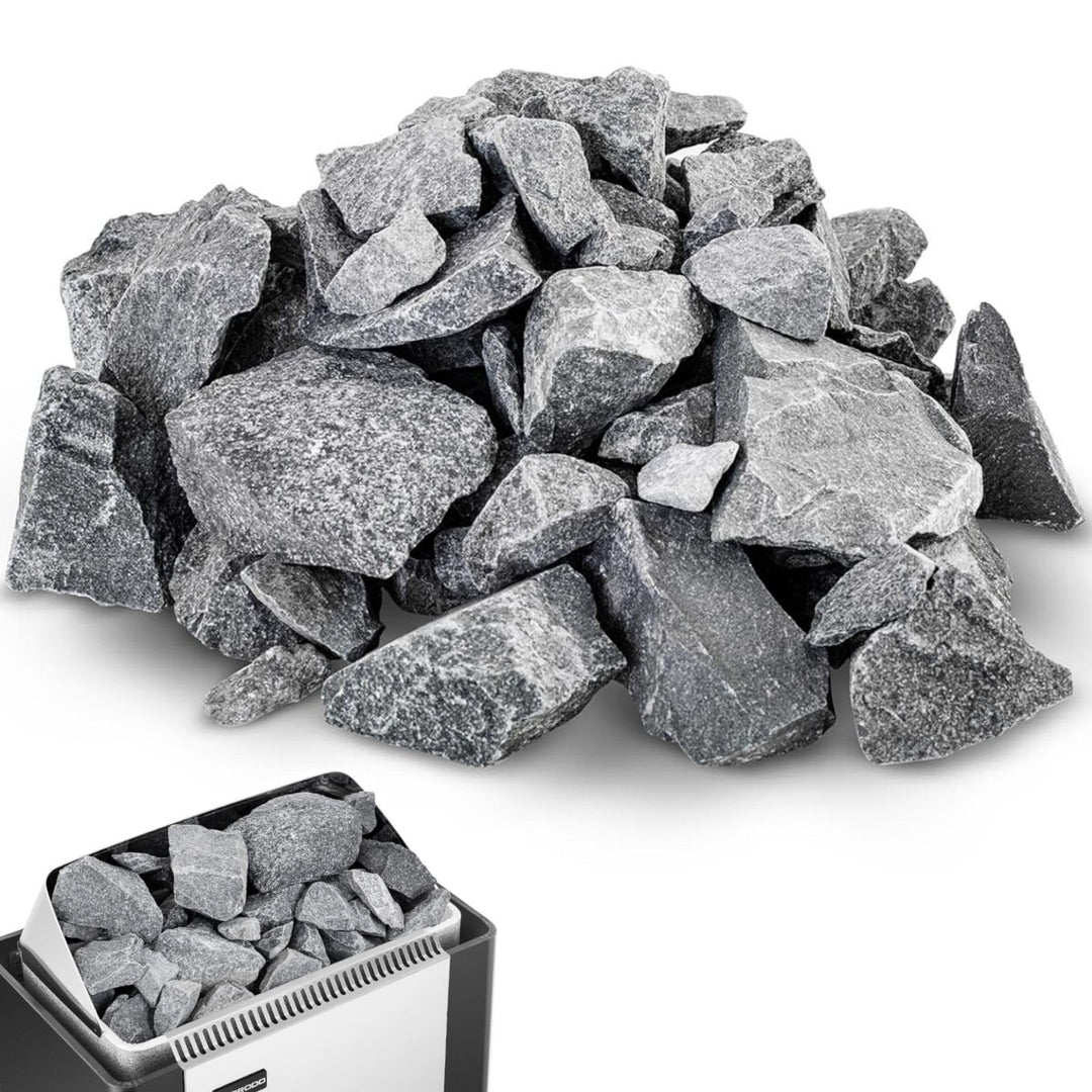 Uniprodo UNI_SAUNA_S01 Saunasteine 13-18 cm Steine für Saunaofen 20 kg Saunaofen