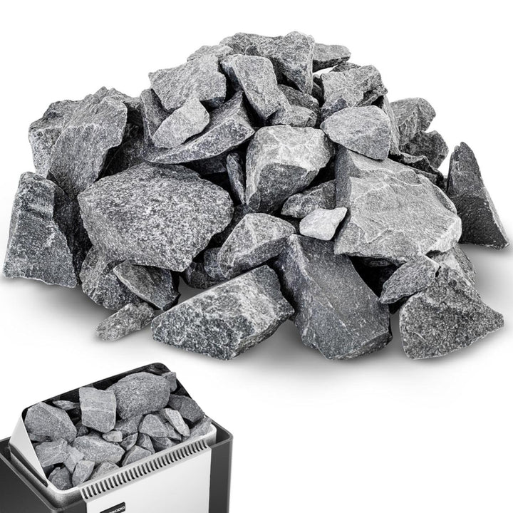 Uniprodo UNI_SAUNA_S01 Saunasteine 13-18 cm Steine für Saunaofen 20 kg Saunaofen