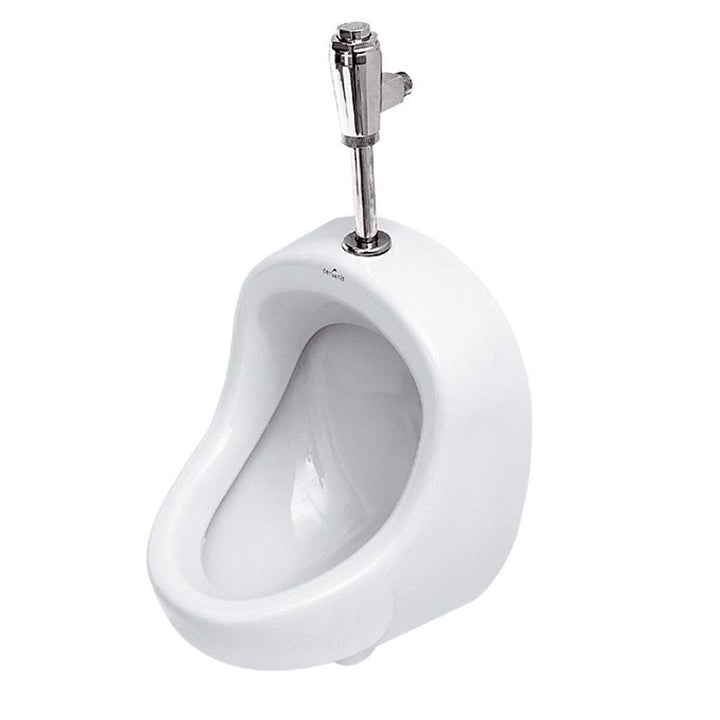 VBChome SET Urinal Zulauf Oben Weiss Modern Hochwertig Keramik Pinkelbecken senkrecht Pissoir + Siph