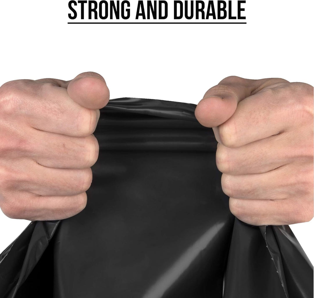 Ultrasac UL-39586BK Müllbeutel, strapazierfähig, 99,1 x 147,3 cm, Schwarz, 15 Stück, für Bauunterneh
