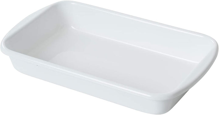Riess, 0435-033, Auflaufform 36/21, CLASSIC- WEISS, Höhe 5.7 cm, Länge 40 cm, Breite 21 cm, Emaille,