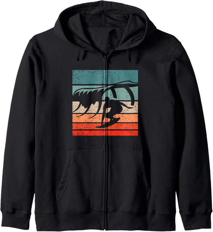 Surfen Retro Style Vintage Kapuzenjacke