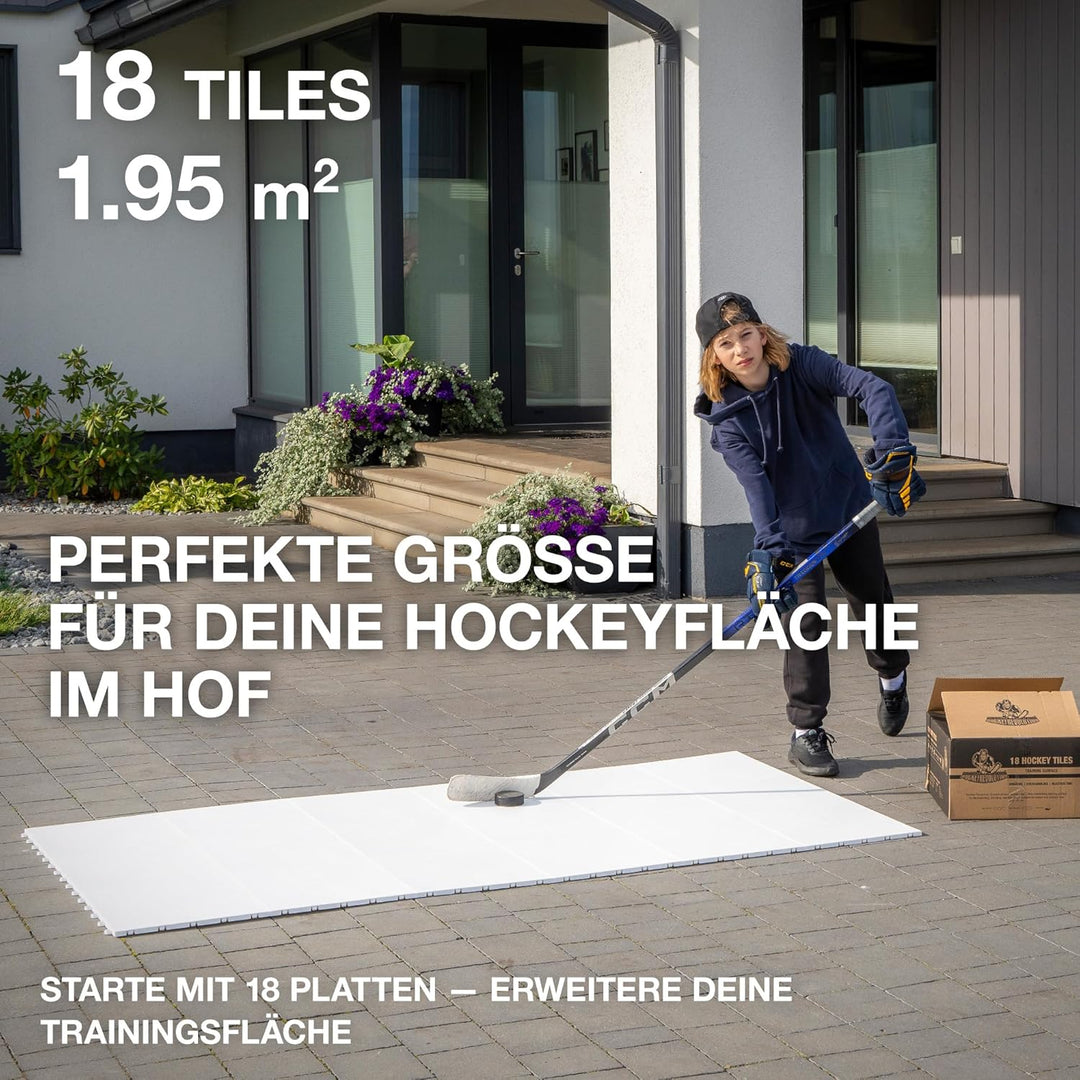 Hockey Revolution Hockey-Fliesen – My Puzzle – für den persönlichen Trainingsraum 18 (33x33cm) Flies