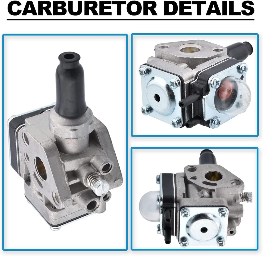 Vergaser-Kit für Kawasaki Th43 Th48 Motor Rasenmäher Trimmer Outdoor Gartengerät, mit Dichtung Kraft