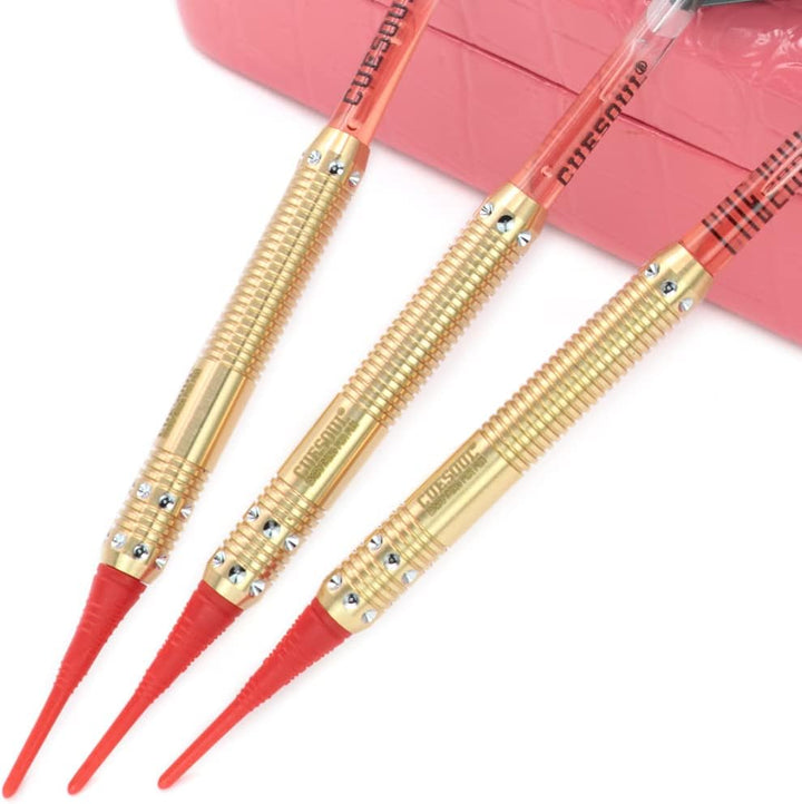Cuesoul 16 Grams Deluxe Soft Tip Darts Set with Luxury Case（Dragon Series） JL-STL-B1108+D601, JL-STL