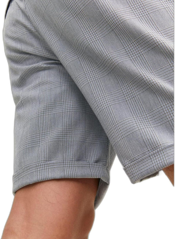 JACK & JONES Herren Jpstconnor Jjshorts AKM Sn Chino Shorts XL Blue Indigo/Detail:check, XL Blue Ind