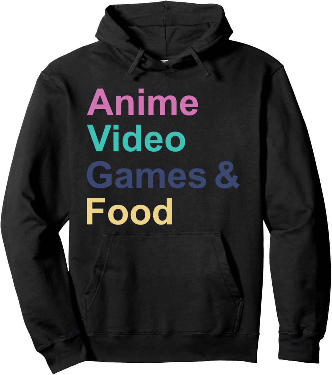 Anime-Videospiele & Essen Pullover Hoodie