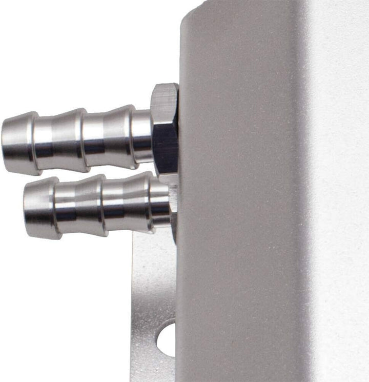 GCDN Universal 1L Aluminium Legierung Auto Kühler Kühlmittel Ausgleichsbehälter mit Ablassschraube 1