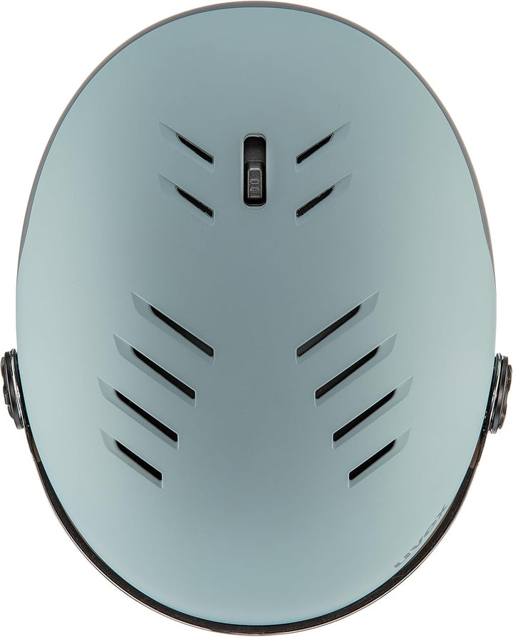uvex Wanted Visor Visier Skihelm - Navy mat glacier - rhino matt 54-58 cm, glacier - rhino matt 54-5