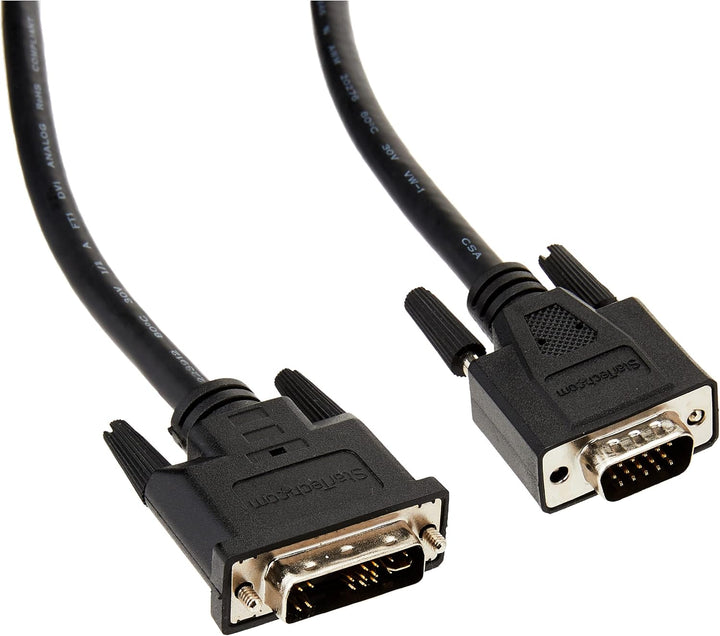 StarTech.com DVI auf VGA Monitorkabel 2 Meter - Stecker / Stecker - DVI-I 24+5 VGA (15Pin) - DVI-A a