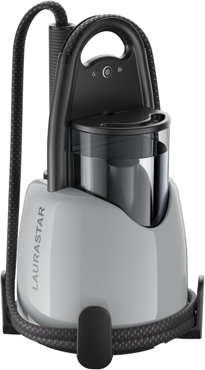 Laurastar IZZI, 2-in-1-Steamer, Entknittert und Desinfiziert, Vernicht Bakterien, Plize, Bettwanzen