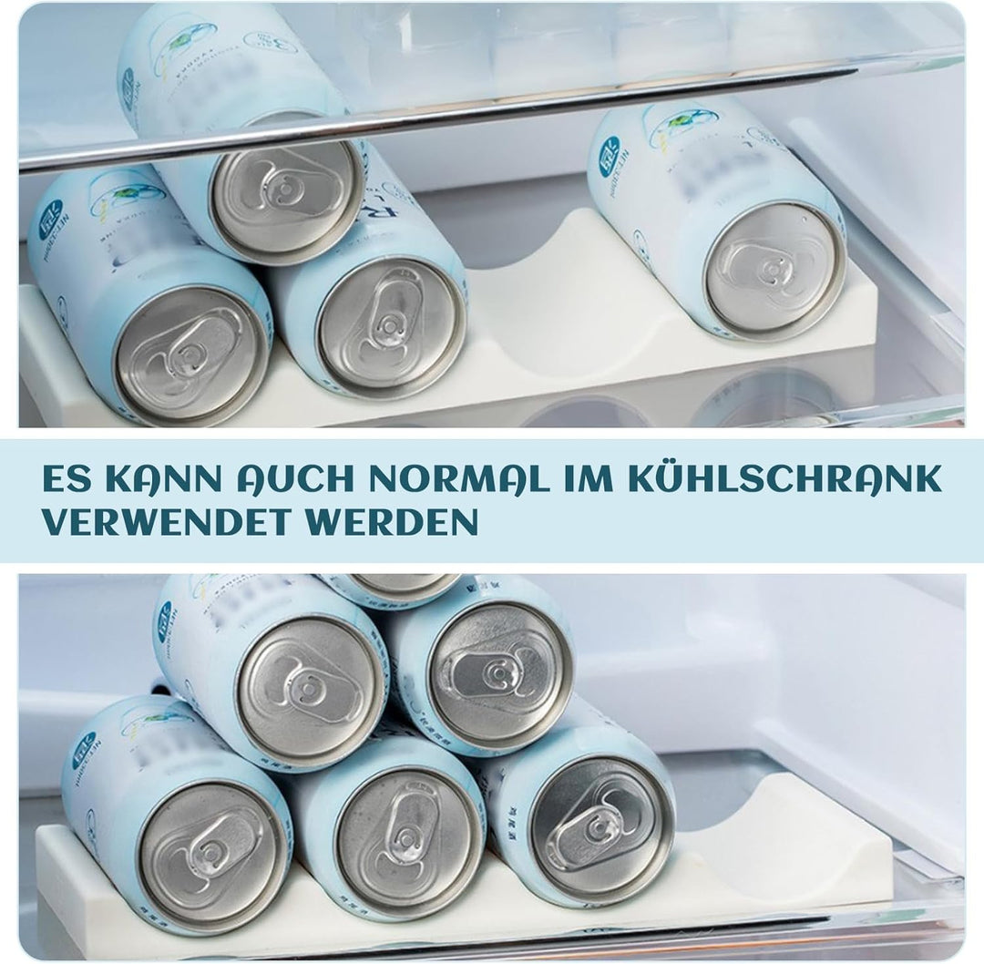Cosswe Flaschenregal Kühlschrank,2 Stück Silikon Flaschenablage Weinregal Kühlschrank Flaschenhalter