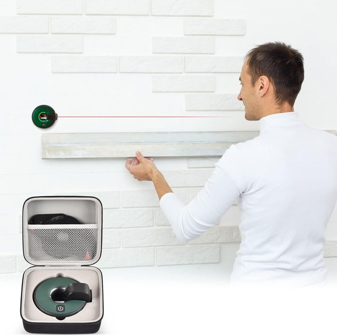 Tasche für Bosch Linienlaser Atino Integriertes Massband, Organizer Tragetasche für Gelpad, Schutzka