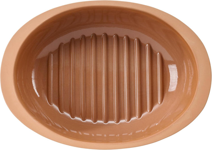 Römertopf Veggie Dampfgar Bräter mit Aromastegen 2,4 Liter