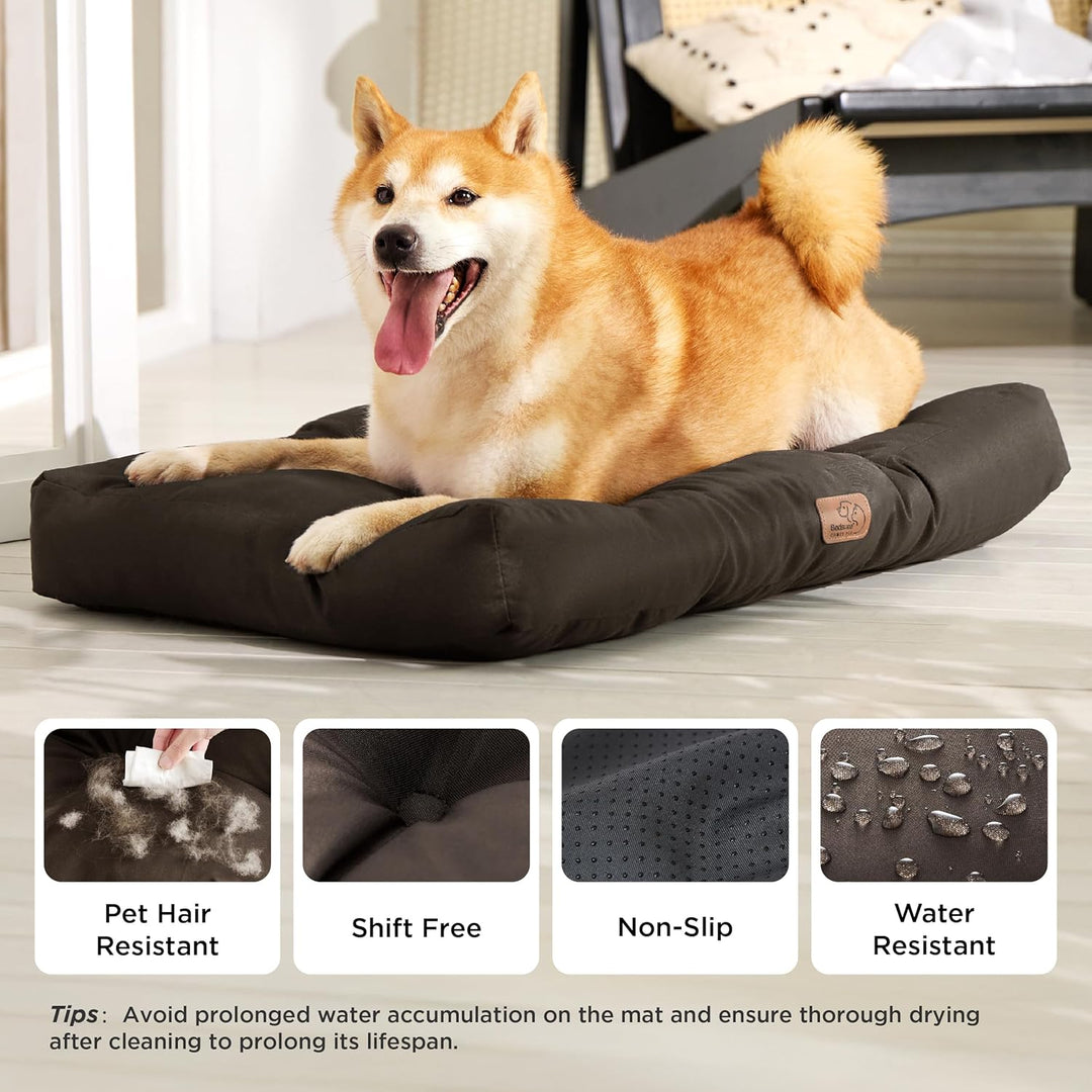 BEDSURE Hundekissen kleine Hunde waschbar - 76x50cm hundematratze wasserdicht M für kleine, mittelgr