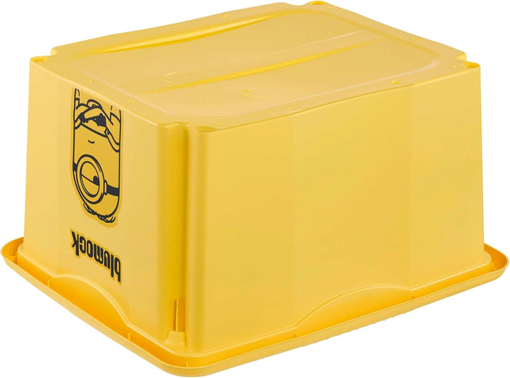 keeeper karolina Aufbewahrungsbox mit Deckel, 24 l, Dreh- und stapelbar, Design: Minions, Mosaic, Fü