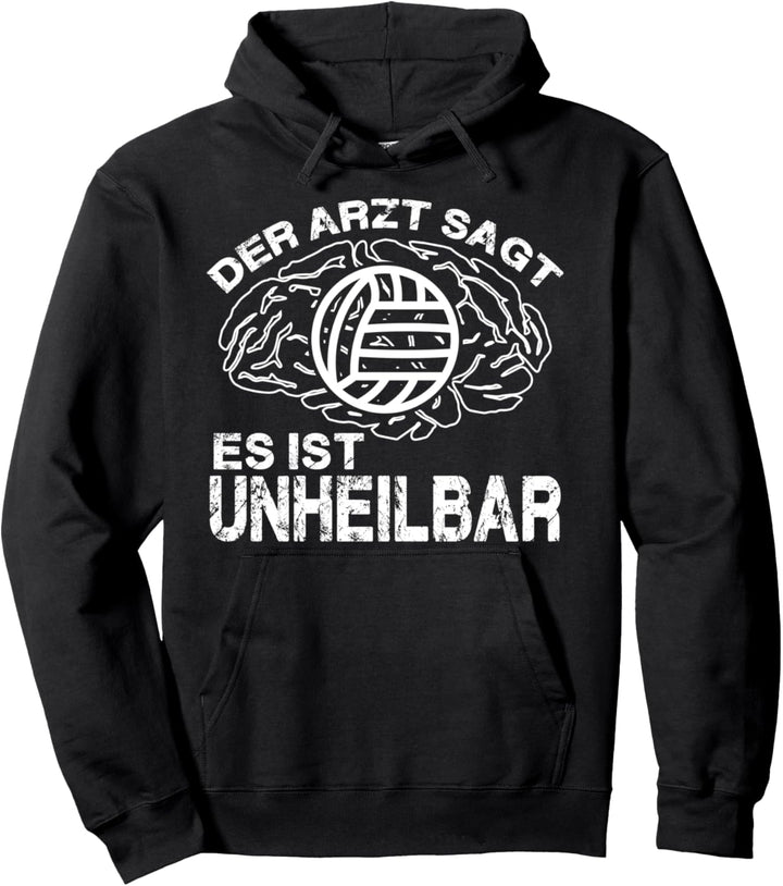 Volleyball Fun Beachvolleyball Geschenkidee für Volleyballer Pullover Hoodie