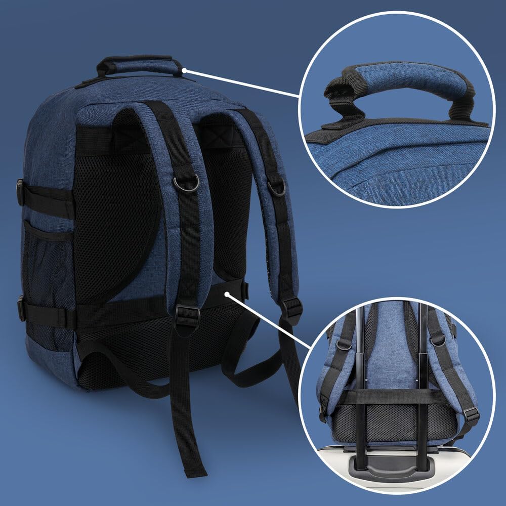 Cabin Max Metz 24L Handgepäck Tasche 40x30x20 cm – Bordgepäck für Ryanair, Wizz Air, EasyJet, Eurowi