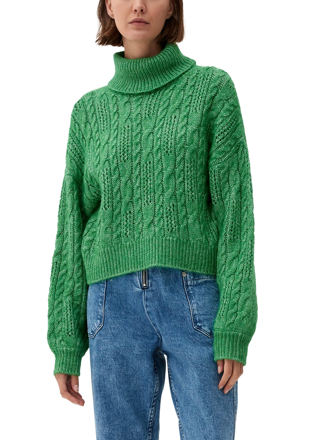Q/S designed by Damen Strickpullover L Grün, L Grün