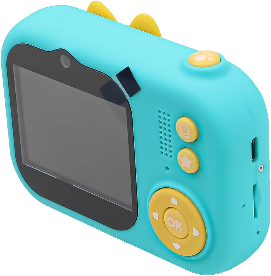 Mini-Digitalkamera für Kinder, 1080P, 48 MP, 6,1 cm IPS-Bildschirm, Dual-Objektiv, integrierter Akku