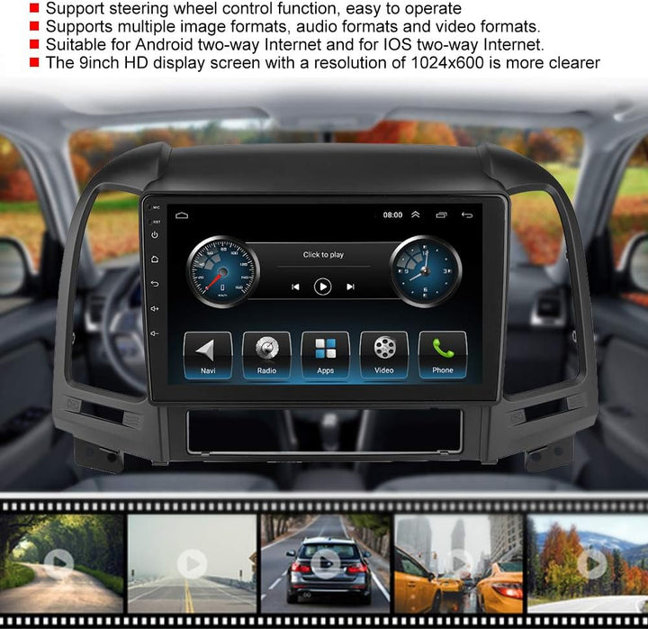 GPS Navigation MP5 Player Multimedia Eingebautes Bluetooth, Touchscreen In Dash Headunit FM Radioemp