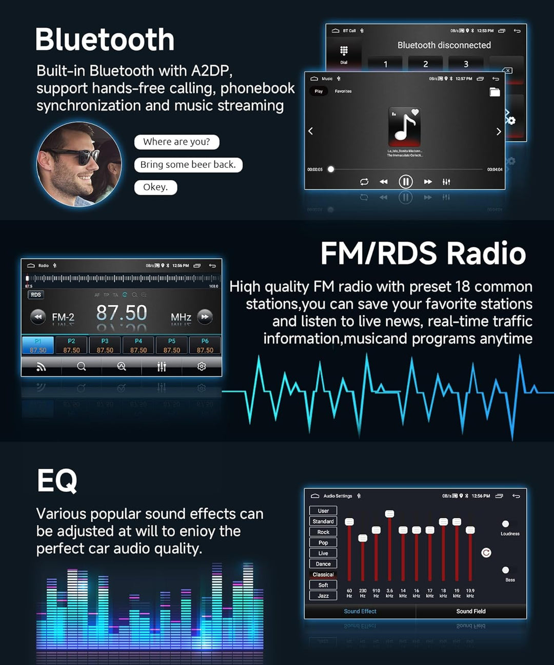 2G+64G Wireless Carplay Android 13 Autoradio für Suzuki Swift 2011-2017 Suzuki Ertiga 2012-2017 9 Zo