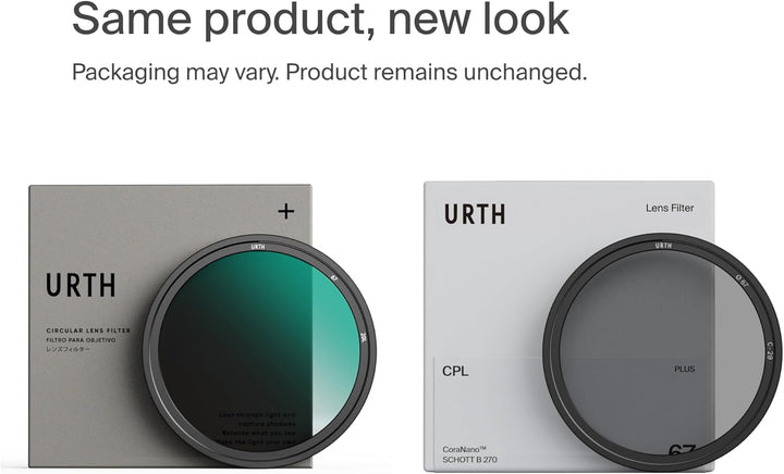 Urth 82 mm Polfilter (Polarisationsfilter) CPL Filter (Plus+) 82 mm Zum Einschrauben, 82 mm Zum Eins