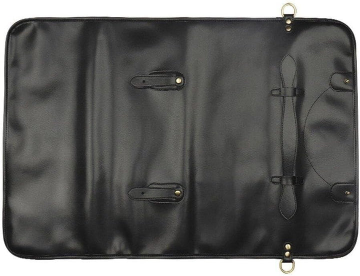 Kochmesser-Rolltasche Multifunktions-Werkzeug-Rolltasche Leder-Messer-Tragetasche mit 10 Taschen für