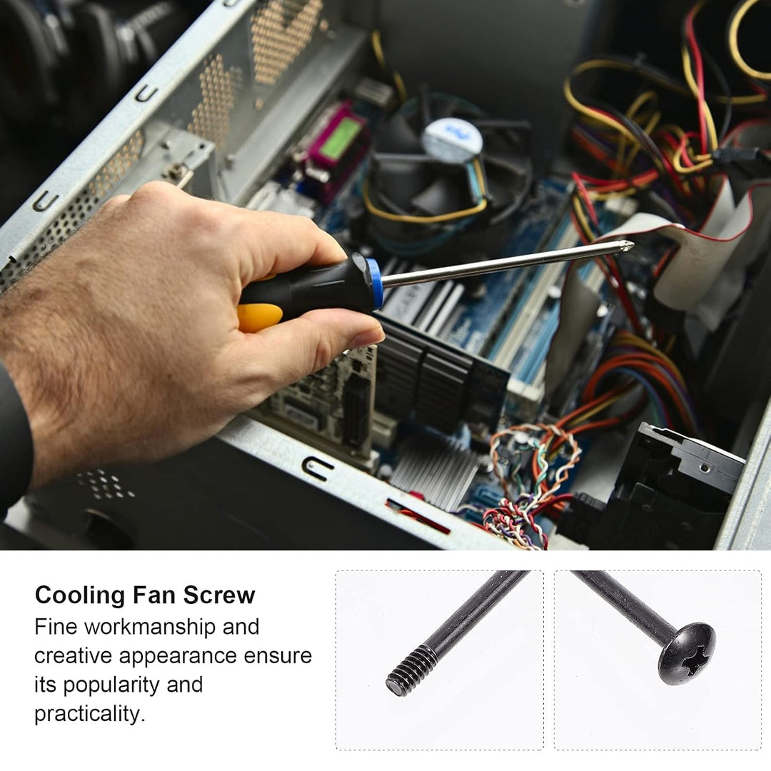 iplusmile Computer Fall Fan Schrauben 30mm Metall Schwere Computer Lüfter Montieren Schrauben Selbst