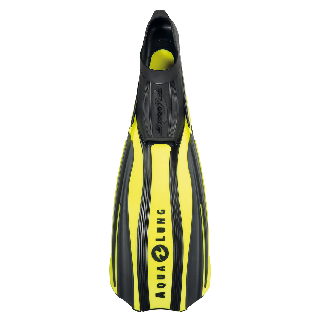 Aqua Lung Stratos 3 Full Foot Fins gelb Medium-Large, gelb Medium-Large