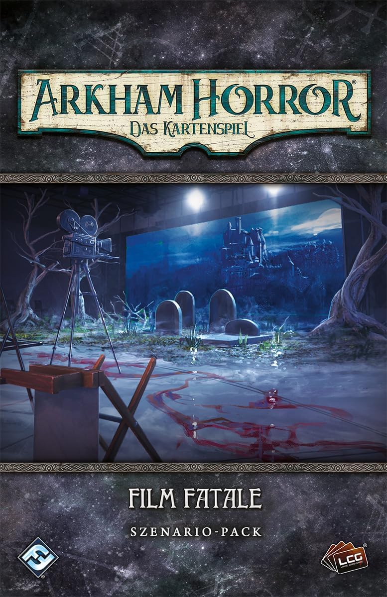 Asmodee, Arkham Horror: Das Kartenspiel – Film Fatale, FFG, Szenario-Erweiterung, Expertenspiel, 1-4